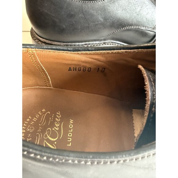 J Crew Ludlow derbys Men's Dress Shoe Leather Dark Brown $248 Size 10 [jb] - Picture 4 of 8